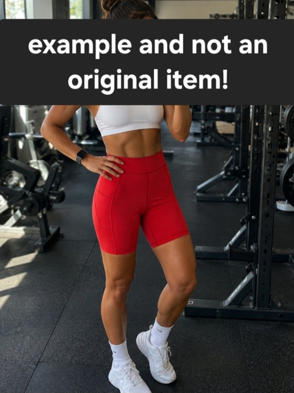 OFFLINE by Aerie High-Waisted Biker Shorts – S/P – Bright Red